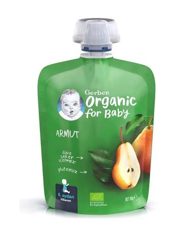 Gerber Organic Pear Puree 90 gr