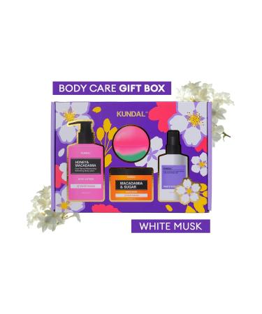 Kundal Intensive Moisturizing Quadruple Body Care Gift Set KUNDAL Body Care Gift Box (White Musk)