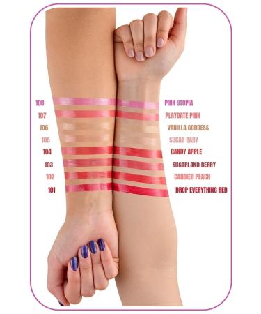Callista Vivid Shine Lipgloss Moisturizing Shiny Lip Gloss - 105 Sugar Baby - Pink - Buy Online on GoSupps.com