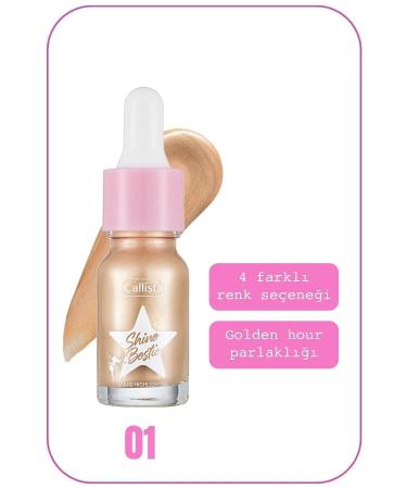 Callista Shine Bestie Highlighter Luminous Liquid Highlighter - 01 Glam Pixie - Buy Online on GoSupps.com