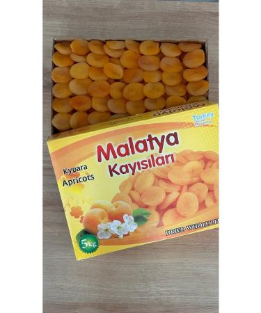 AK A Malatya Jumbo Size Yellow Dried Apricots 5000 grams (5 KG) (FIRST QUALITY) (Apricots)