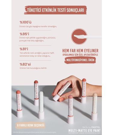 Show by Pastel Multi-Matte Eye Paint Waterproof Eyeshadow&Liner - Waterproof Matte Liquid Eyeshadow and Eyeliner 86 Boujee - Buy Online on GoSupps.com