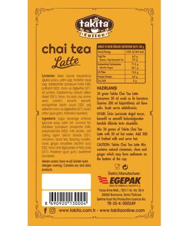Takita Coffee - Chai Tea Latte - Buy Online on GoSupps.com