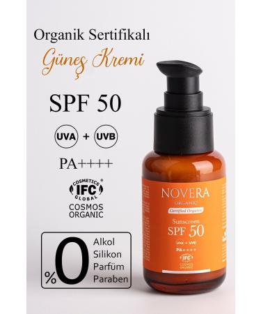 NOVERA ORGANIC 50 Spf Vegan Natural Organic Mineral Filter Baby Child Pregnant Sensitive Skin Sun Cream 50 ml - Buy Online on GoSupps.com