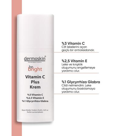 Dermoskin Be Bright and moisturizing Vitamin C Plus Spot Remover and Moisturizing Cream 33 ml - Buy Online on GoSupps.com