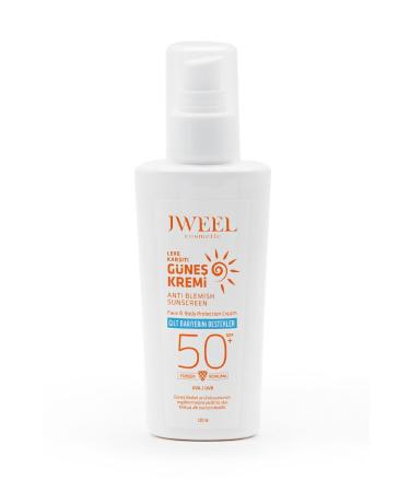 JWEEL COSMETIC Jweel Spf50 High Protection Anti-Stain Face and Body Sun Cream 125 ml - Buy Online on GoSupps.com