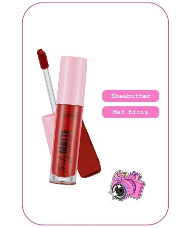Callista Truly Matte Liquid Lipstick Matte Liquid Lipstick 408 Red Alert - Red - Buy Online on GoSupps.com
