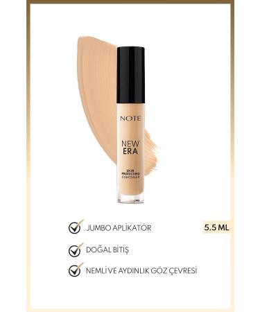 Note Cosmetics New Era Skin Protecting Concealer Dewy Finish Under Eye Concealer - 50 Medium Beige - Buy Online on GoSupps.com