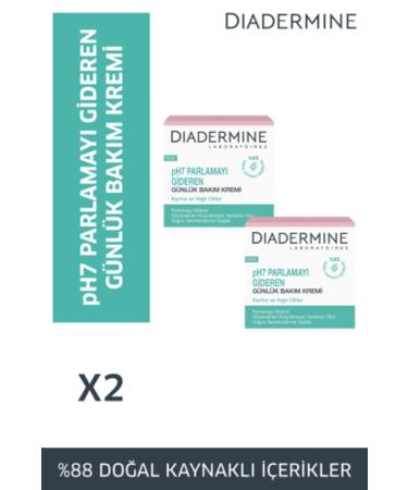 Diadermine Moisturizing Care Cream for Normal Mixed and Oily Skin 2-Pack 50 ml