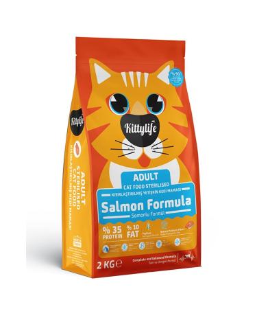 Kittylife Sterilized Cat Food Salmon 2 Kg Premium Sterilized - Buy Online on GoSupps.com