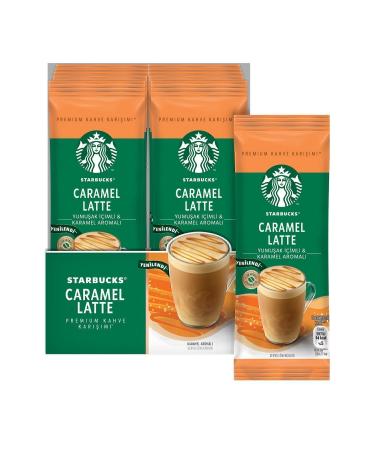 Starbucks Caramel Latte Premium Coffee Mix 21.5 Gr X 10 Packs - Buy Online on GoSupps.com