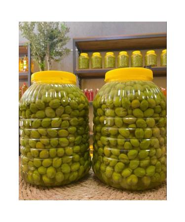 Hatay Has iftlik Green Cracked Olives (5 LITRES) - Buy Online on GoSupps.com