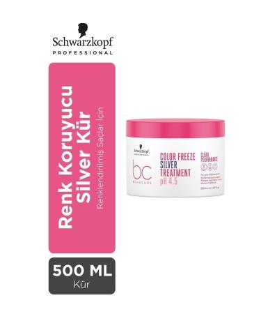 Bonacure BC Clean Color Protection Silver Cure 500ml | Brings the hair to its optimum pH level of 4.5
