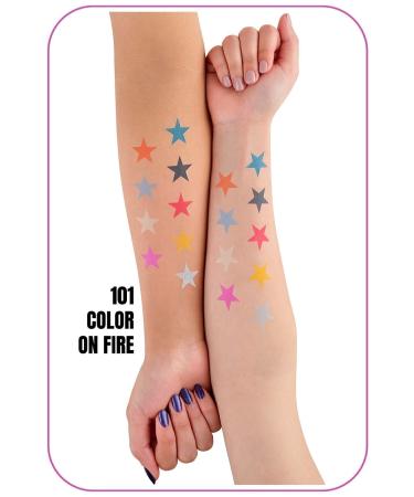 Callista Multi Palette Eyeshadow Matte & Shimmer Powder Eyeshadow Palette - 101 Colors On Fire - Buy Online on GoSupps.com