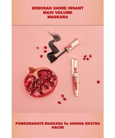 Deborah 24ore Instant Mascara Maxi Volume Pomegranate - Buy Online on GoSupps.com
