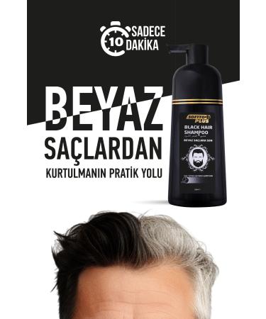 Softo Plus Softto Plus Men's Hair Blackening Shampoo 350 Ml - Buy Online on GoSupps.com