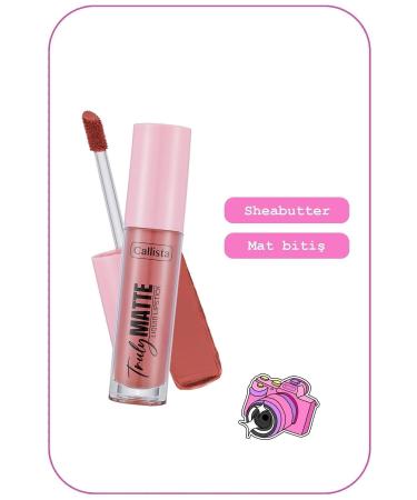 Callista Truly Matte Liquid Lipstick Mat Likit Ruj 402 Mauve Over - Nude - Buy Online on GoSupps.com