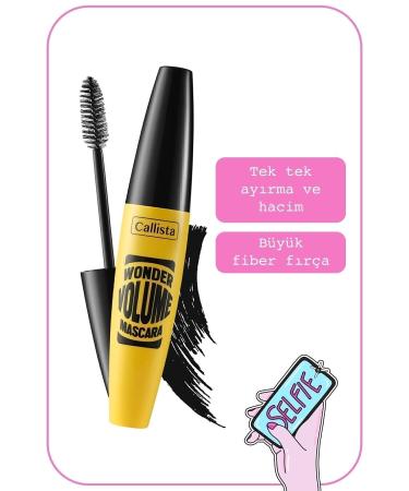 Callista Wonder Volume Volume and Curling Effect Mascara - Black - Buy Online on GoSupps.com