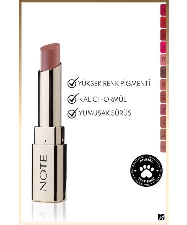 Note Cosmetics Iconic Matte Lipstick Permanent Matte Lipstick 104 Ruler - Pink - Buy Online on GoSupps.com