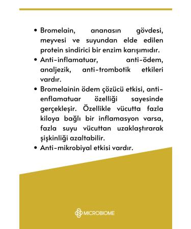 Microbiome Bromelain 60 Capsules - Buy Online on GoSupps.com