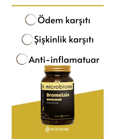 Microbiome Bromelain 60 Capsules - Buy Online on GoSupps.com