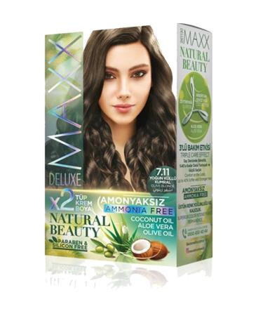 akna Natural Beauty Ammonia Free Hair Dye 7.11 Intense Ash Blonde - ANK5080-2762
