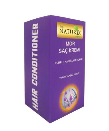Naturix Purple / Silver Conditioner Anti-Orange Purple Conditioner Nourishing Purple Hair Care Cream 250 Ml - Buy Online on GoSupps.com