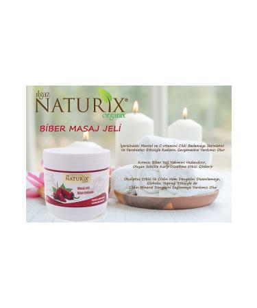 Naturix Pepper Balsam Body Firming and Lifting 500 Ml Red Paprika Massage Gel - Buy Online on GoSupps.com
