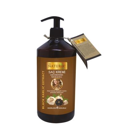 Naturix Salt-Free Paraben-Free Shampoo 2-Pack Natural Nettle Shampoo 600 Ml + 500 Ml Black Garlic Hair Conditioner - Buy Online on GoSupps.com