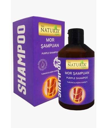Naturix Purple / Silver Shampoo Anti-Orange Salt Paraben Phosphate Free Purple Shampoo 250 Ml - Buy Online on GoSupps.com