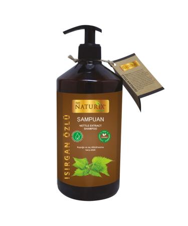 Naturix Salt-Free Paraben-Free Shampoo 2-Pack Natural Nettle Shampoo 600 Ml + 500 Ml Black Garlic Hair Conditioner - Buy Online on GoSupps.com