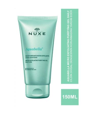 Nuxe Aquabella Micro Exfoliating Purifying Gel Daily Use 150 Ml Cleansing Gel