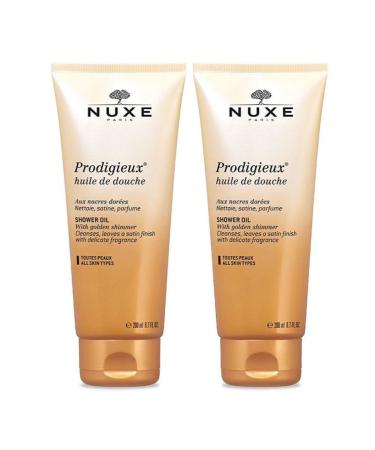Nuxe Prodigieux Huile De Douche Shower Oil 200ml Pack of 2
