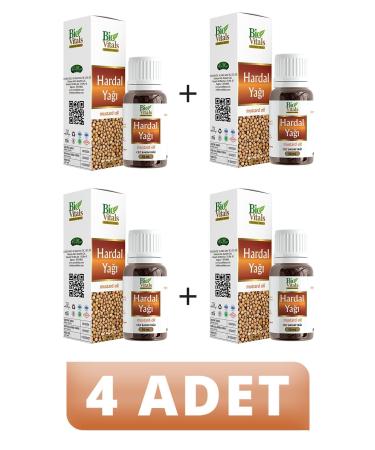Bio Vitals Mustard Oil 50 ml 4 PIECES