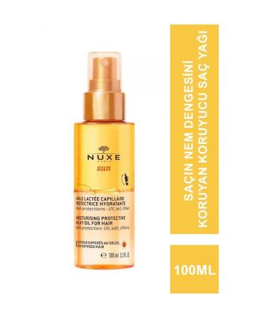 Nuxe Sun Huile Moisturizing Protective Milky Oil 100 Ml Moisturizing and Protective Hair Care Milk