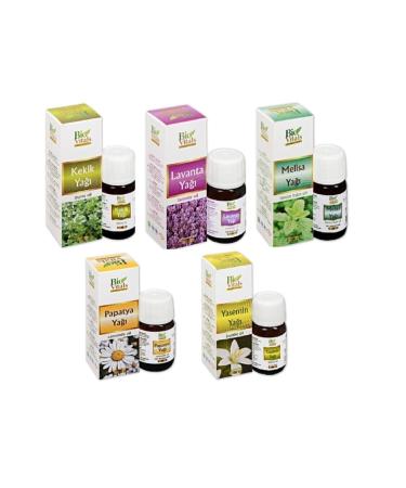 Ginger Spice Thyme Lavender Melissa Chamomile Jasmine Aromatic Massage Skin Care Oil Set
