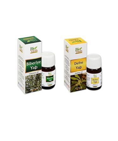 Bio Vitals Laurel and Rosemary-Aromatic Massage-Skin Care Oil Set