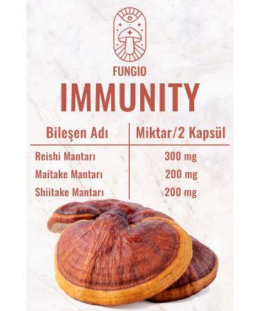 Food Supplement Containing Fungio Reishi (Ganoderma) Maytake and Shiitake Mushroom Extract - Buy Online on GoSupps.com