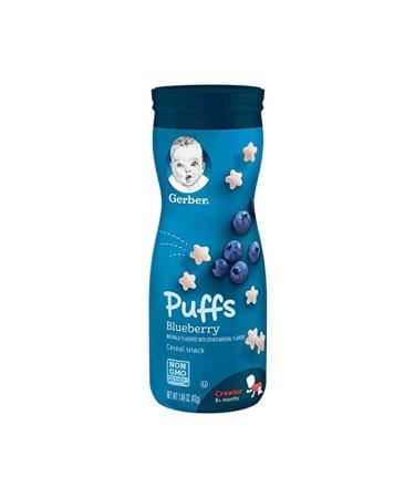Gerber Puffs Set of 4 - Banana & Strawberry & Sweet Potato & Blueberry - Buy Online on GoSupps.com