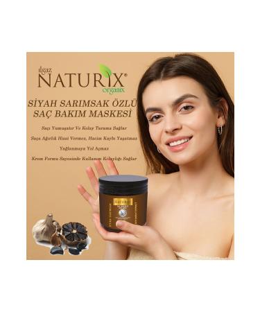 Naturix Salt-Free Hair Mask Against Hair Loss Black Garlic Extract 500 Ml Hair Care Mask Hair Mask - Buy Online on GoSupps.com