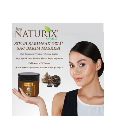 Naturix Salt-Free Hair Mask Against Hair Loss Black Garlic Extract 500 Ml Hair Care Mask Hair Mask - Buy Online on GoSupps.com