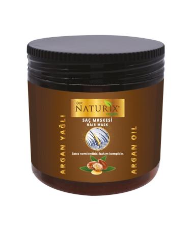 Naturix Natural Argan Oil Hair Care Mask for All Hair Types 500 ml Argan Hair Mask - Buy Online on GoSupps.com