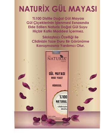 Ilgaz Naturix Organix 0 Natural Rose Yeast 2-Piece Rose Water Pore Tightener Effective Against Blackheads - Buy Online on GoSupps.com
