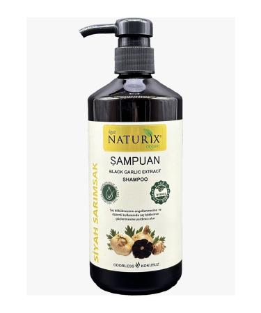 Ilgaz Naturix Organix Black Garlic Shampoo 600 ml 3-pack - Buy Online on GoSupps.com