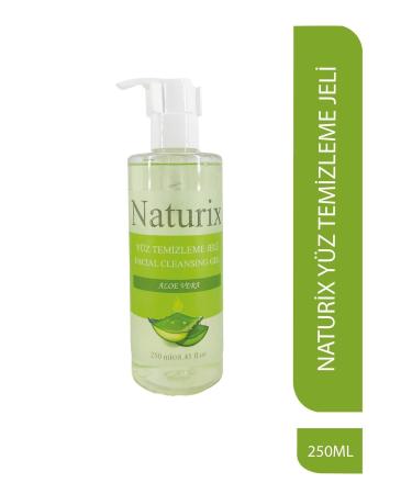 Naturix Aloe Vera Extract Revitalizing Pore Tightening and Moisturizing Facial Cleansing Gel 250 ml
