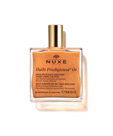 Nuxe Huile Prodigieuse Or Golden Shimmer Face Hair & Body Dry Oil 50ml