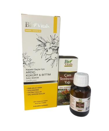 Bio Vitals Dandruff Shampoo and Pine Turpentine Oil