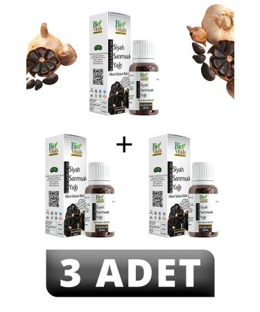Bio Vitals Black Garlic Oil 20 ml 3 PIECES
