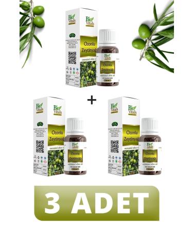 Bio Vitals Ozonated Olive Oil 50 ml 3 PIECES
