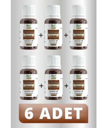 Bio Vitals Coconut Oil 20 ml 6 PIECES